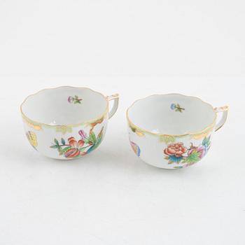 A 28-piece Herend porcelain tea service, 'Queen Victoria', Hungary.