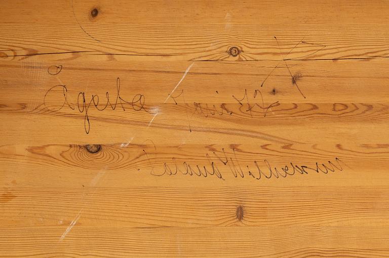 Roland Wilhelmsson, bänk/soffbord, "Sink", 1977.