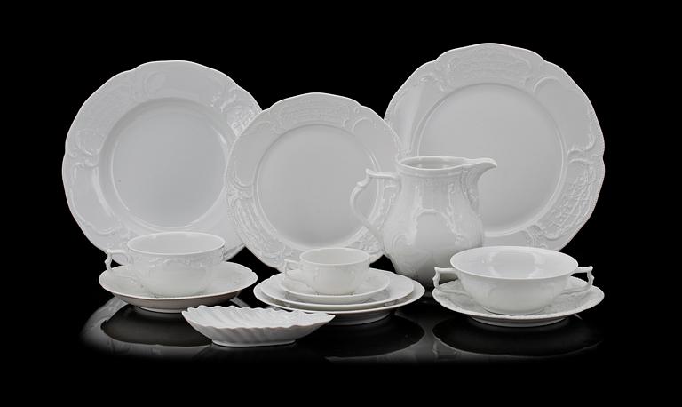 SERVIS, 119 delar, porslin, "Sanssouci", Rosenthal, Tyskland, 1900-tal.