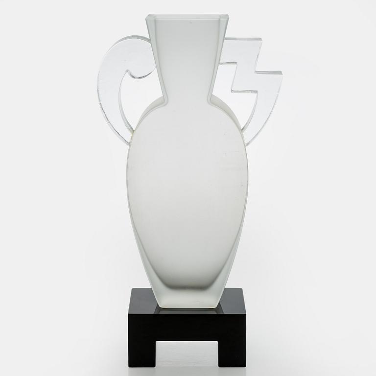 Heikki Orvola, glasskulptur "Maya", signerad Heikki Orvola Nuutajärvi.