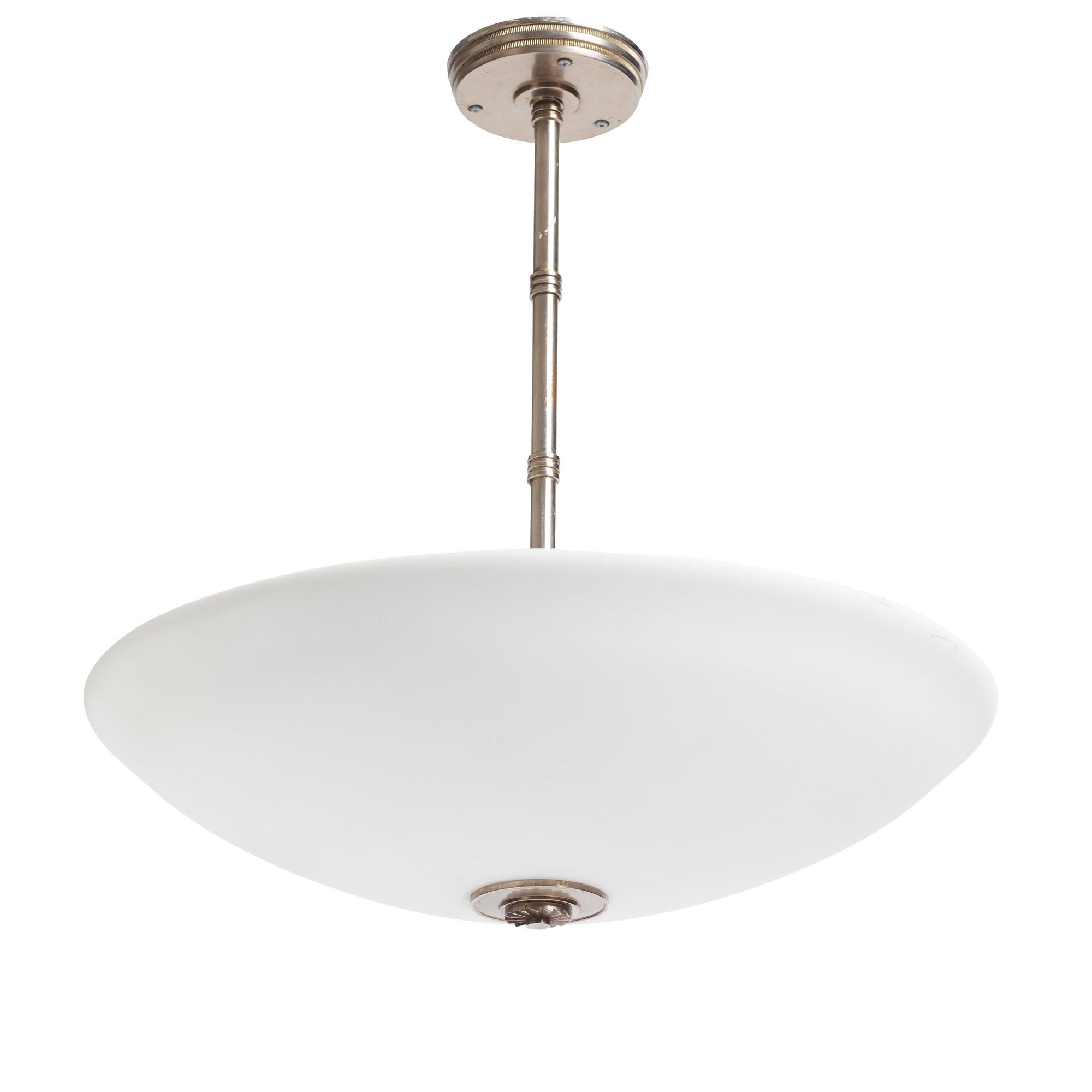 Erik Tidstrand, & Simon Gate, taklampa från Tändstickspalatset, Nordiska Kompaniet & Orrefors, ca 1928.