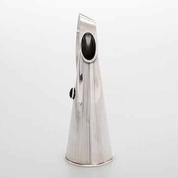 Vas, silver med slipad sten, Turun Hopea, Åbo 1962.