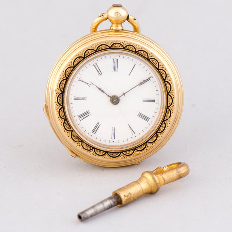 A POCKET WATCH, 34 mm.