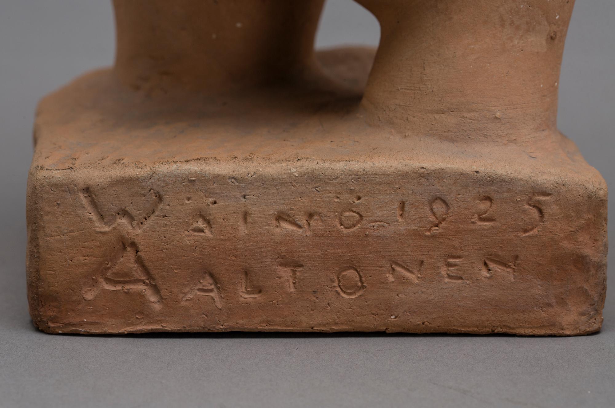 WÄINÖ AALTONEN, sculpture, signed, dated and numbered.