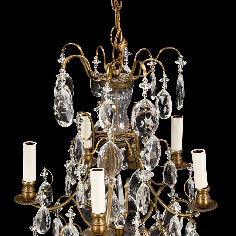 A mid 20th century rococo style ceiling light.