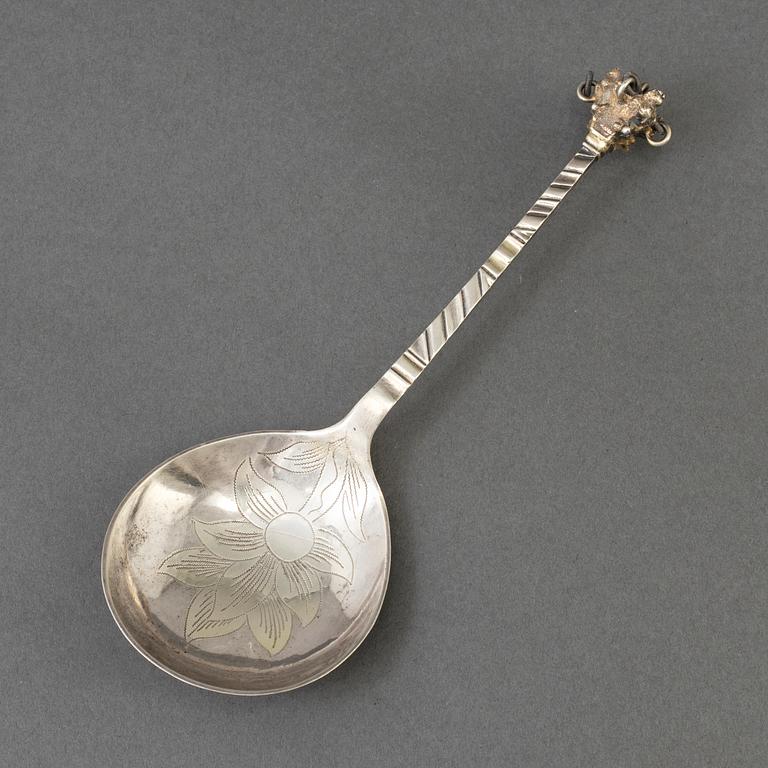 JOHAN AXEL ÖBERG, sked silver, Hudiksvall, 1902.