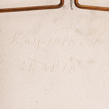 Birger Kaipiainen, koristelautanen, signeerattu Kaipiainen Arabia.