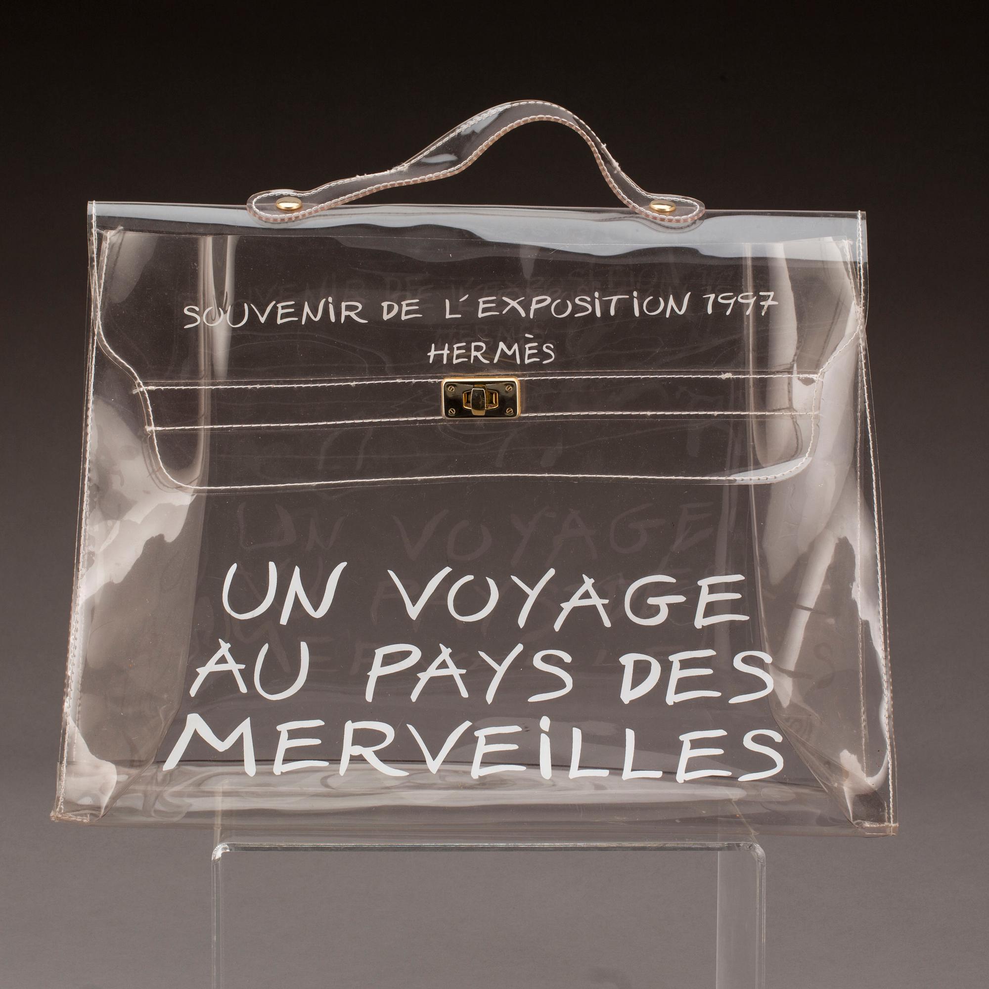 VÄSKA,"Plastic Kelly", Hermès.