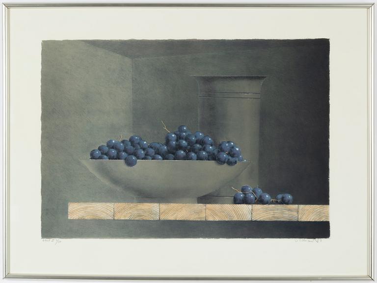 Philip von Schantz, Grapes in a Bowl.