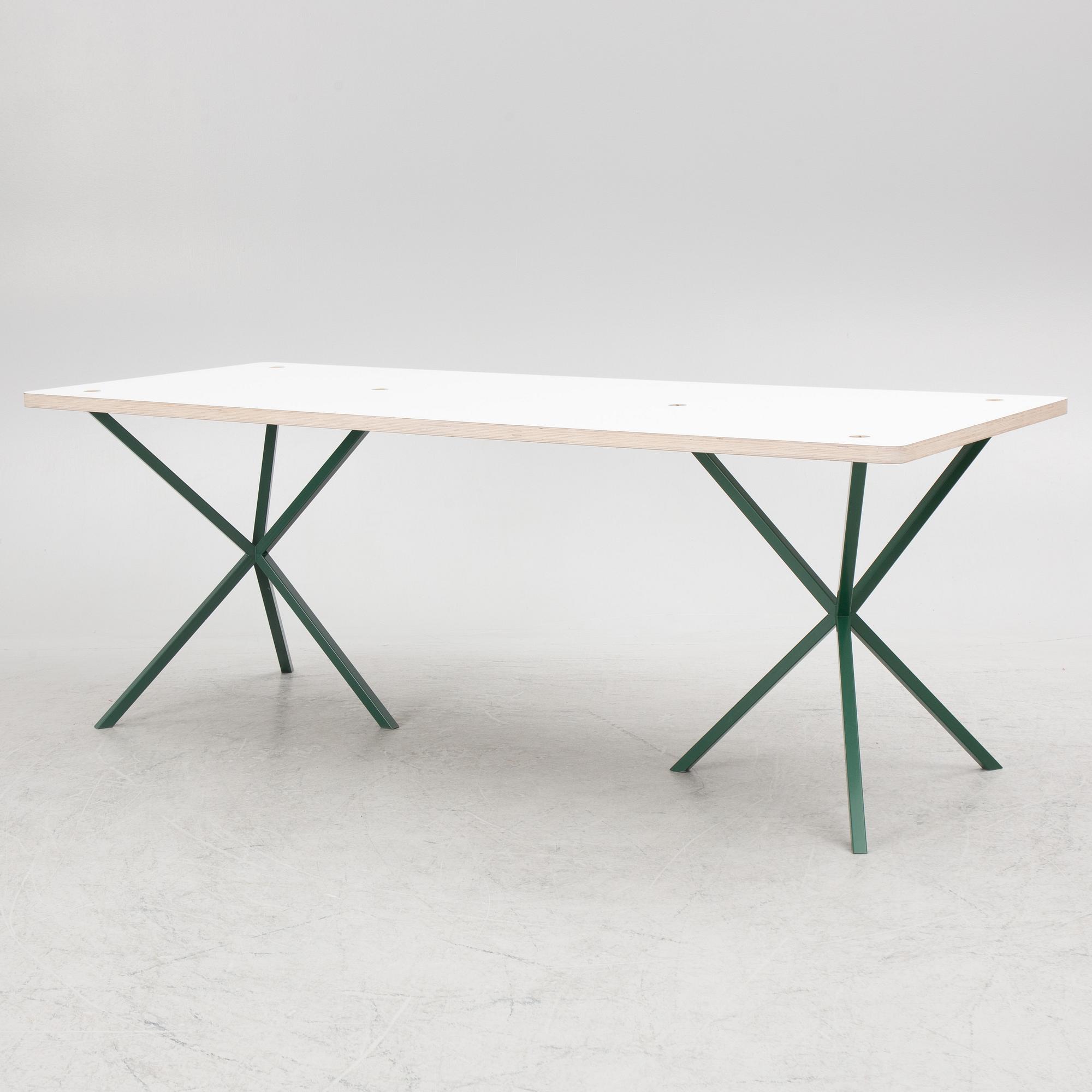 Per Söderberg, dining table, "NEB Dining Table", No Early Birds, Stockholm, 2021.