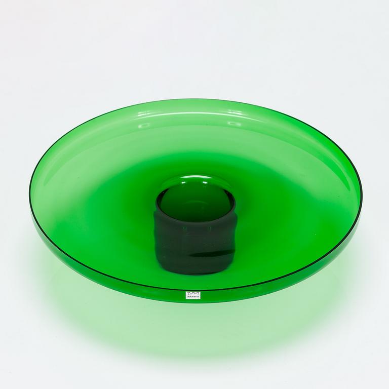 Oiva Toikka, kynttilänjalka/maljakko, "Majakka", signeerattu Notsjö Nuutajärvi.