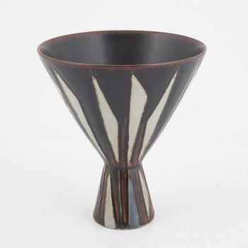 Carl-Harry Stålhane, a stoneware vase, Rörstrand 1955.