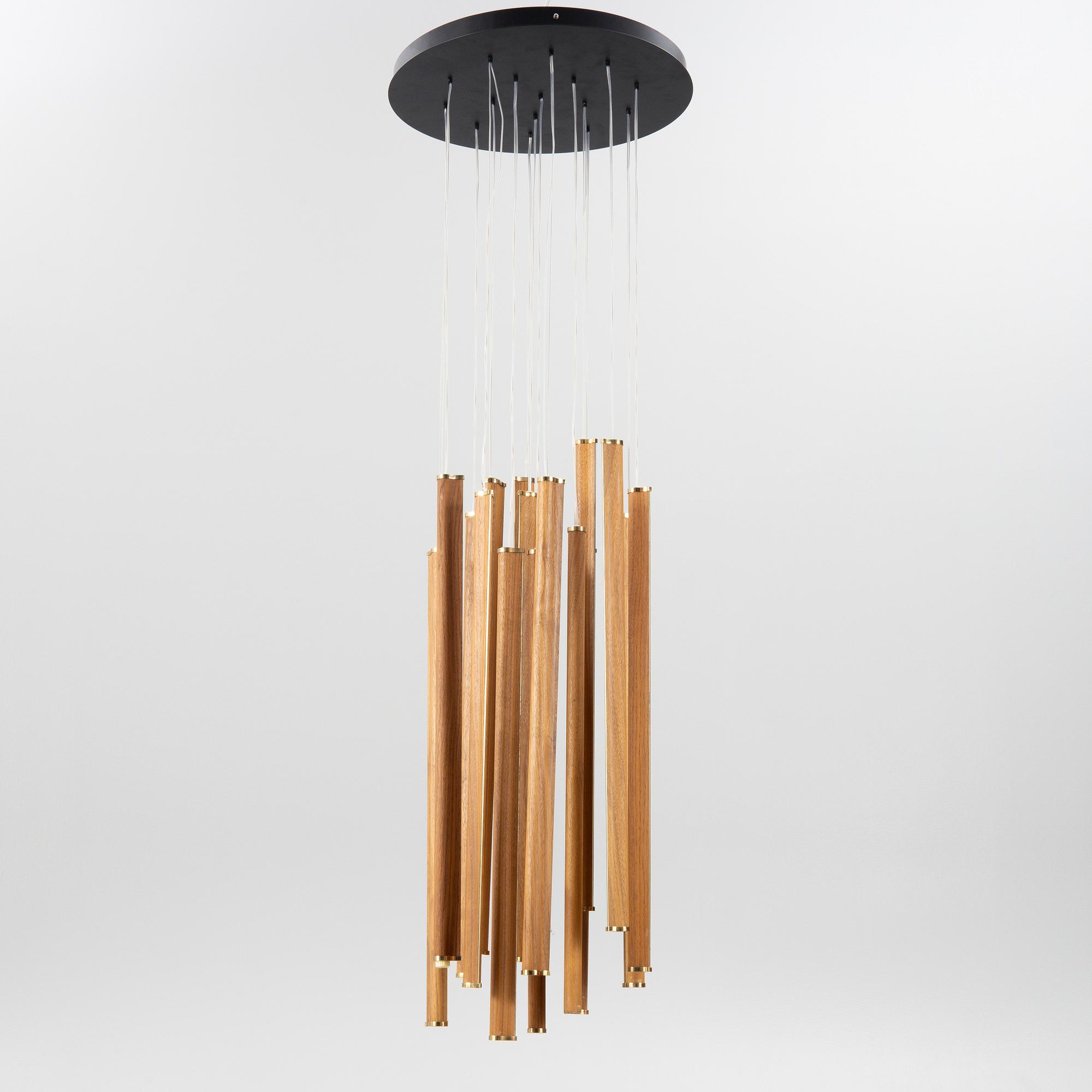Giorgetti R&D, a 'Leaf' ceiling lamp, 2010s.