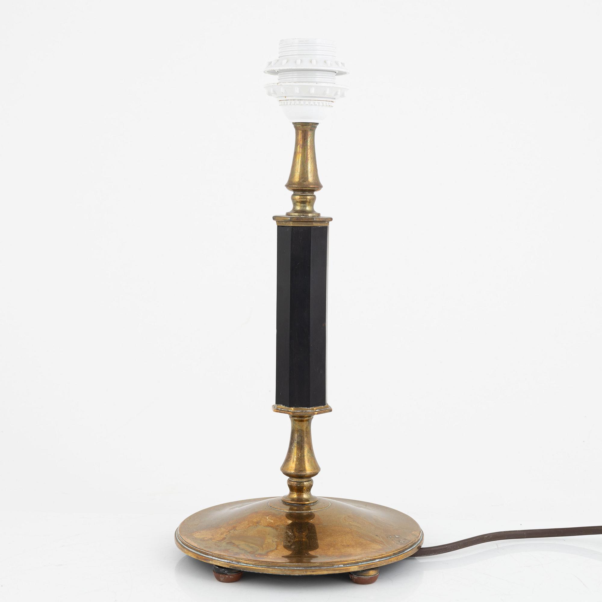 Harald Notini, table lamp, model number 15188, Böhlmarks, 1920s/30s.