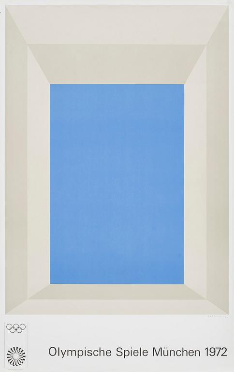 5 POSTERS, "Olympische Spiele München 1972", Victor Vasarely among others.
