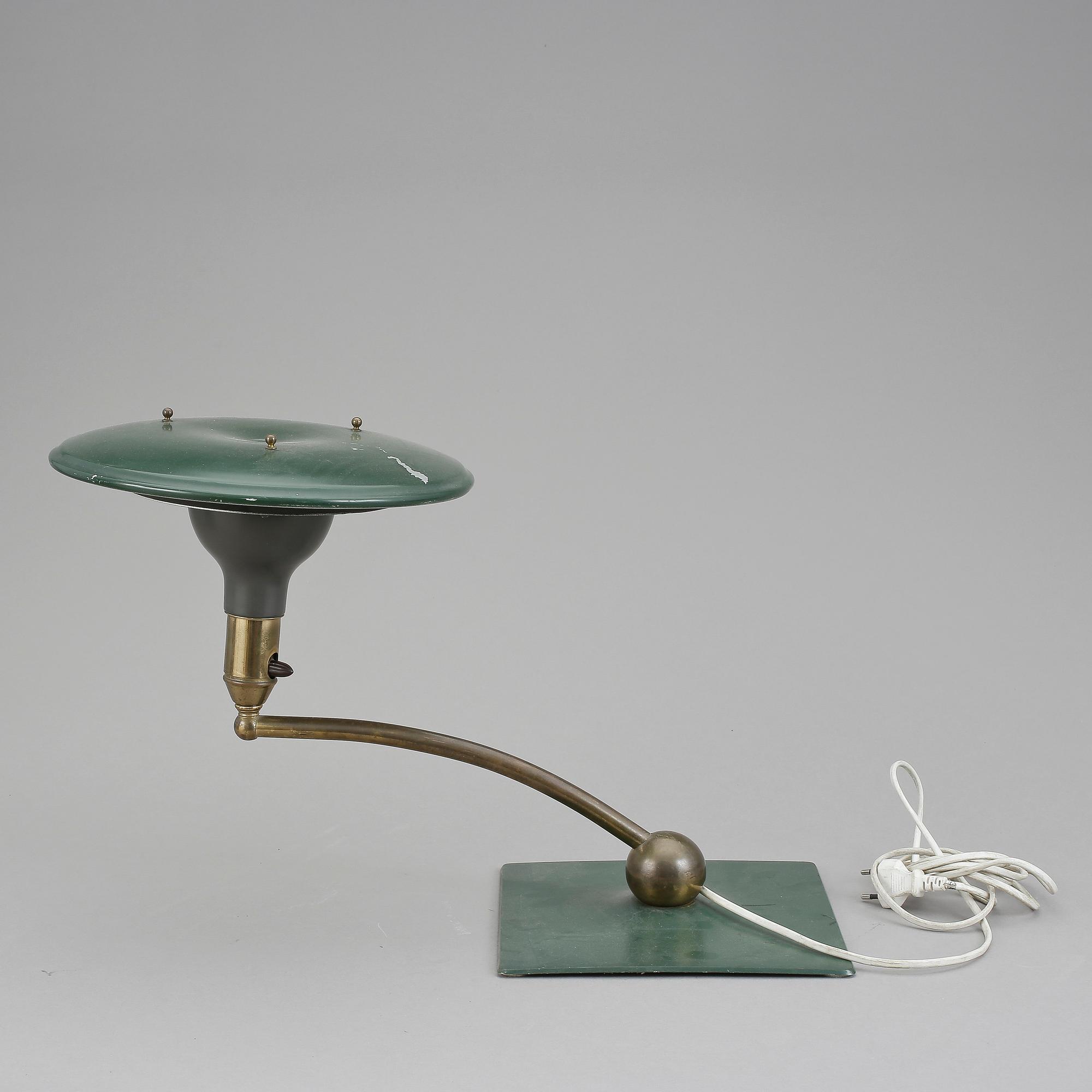 BORDSLAMPA, art déco, 1900-talets andra kvartal, troligen USA.