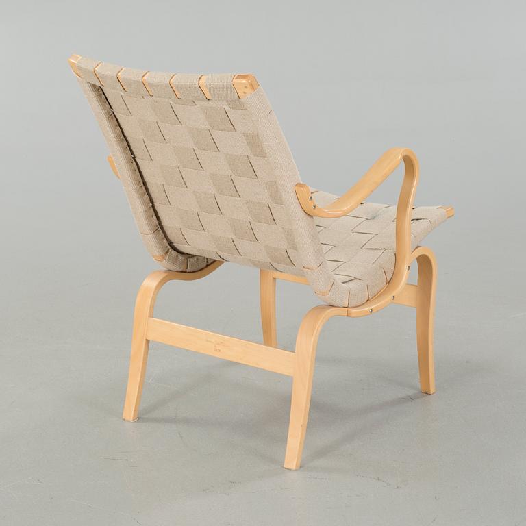 A lounge chair by Bruno Mathsson for Dux, model "Eva", second half of the 20th century.