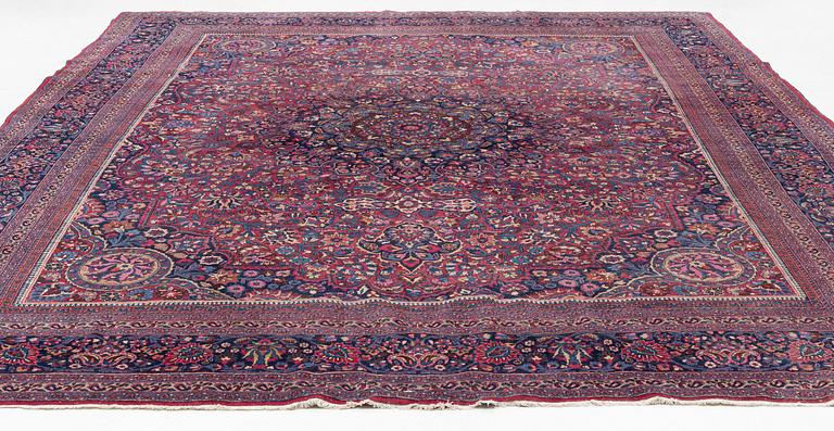 A Meshed carpet, c. 405 x 320 cm.