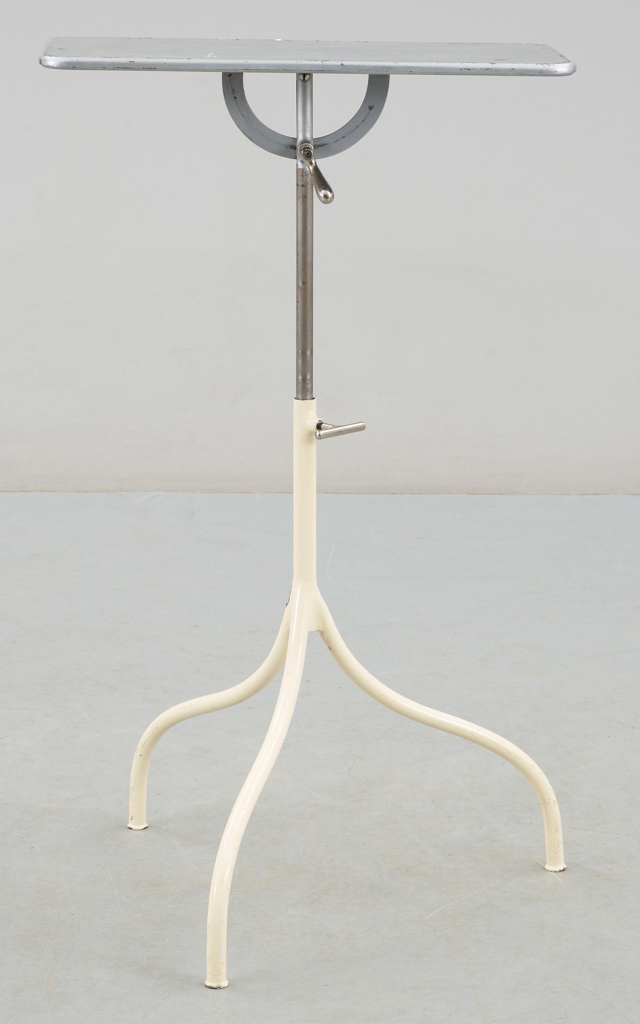 LÄKARBORD, metall, 1900-talets mitt.