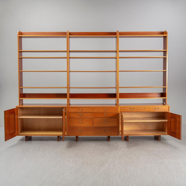 JOSEF FRANK, three model 2112 mahogany shelves, Svenskt Tenn, Sweden.