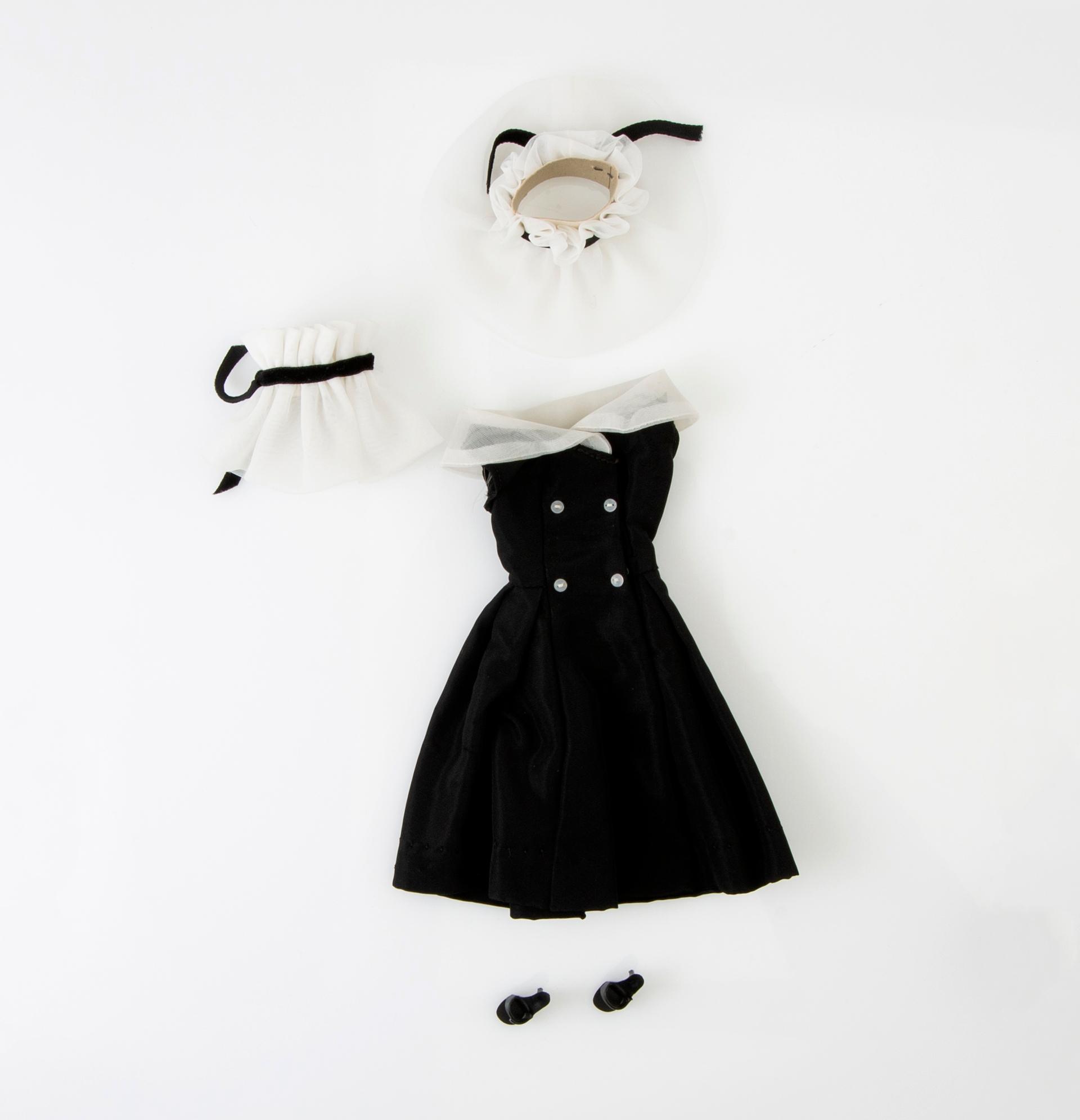Barbie clothes 4 sets. Vintage, including "Busy Morning" Mattel 1963, "Winter Holiday", Mattel 1959-63.