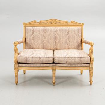 Soffa, empirestil, 1900-talets första hälft.