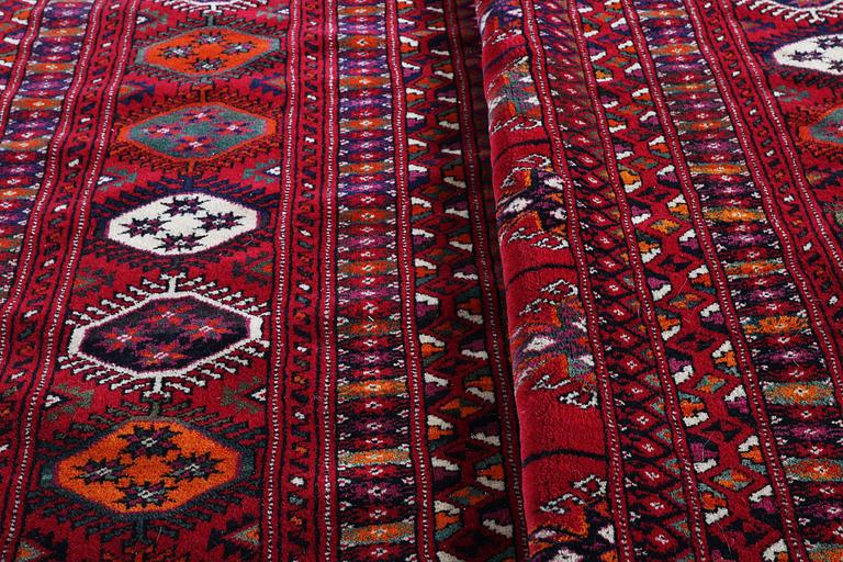 A carpet, semi.antique Tekke, ca 330 x 250 cm.