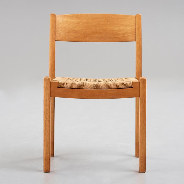 HANS J WEGNER & BØRGE MOGENSEN, a chair for Fritz Hansen, Denmark 1940-50's.