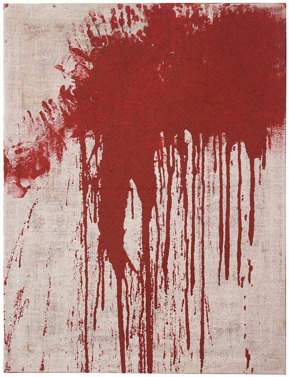 Hermann Nitsch, "Schüttbild”.