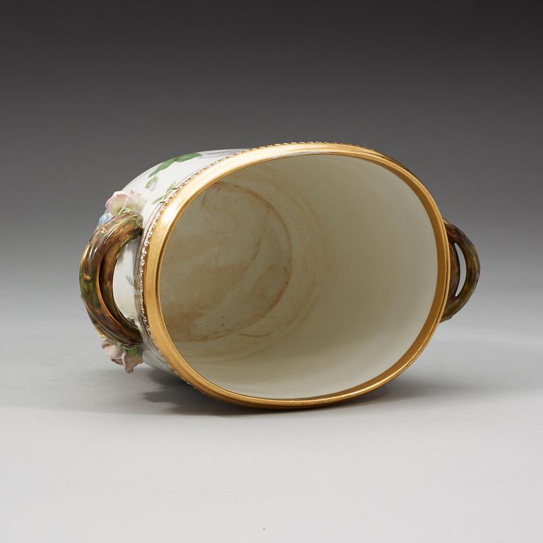 Royal Copenhagen, A Royal Copenhagen 'Flora Danica' wine cooler, Denmark, 20th Century.