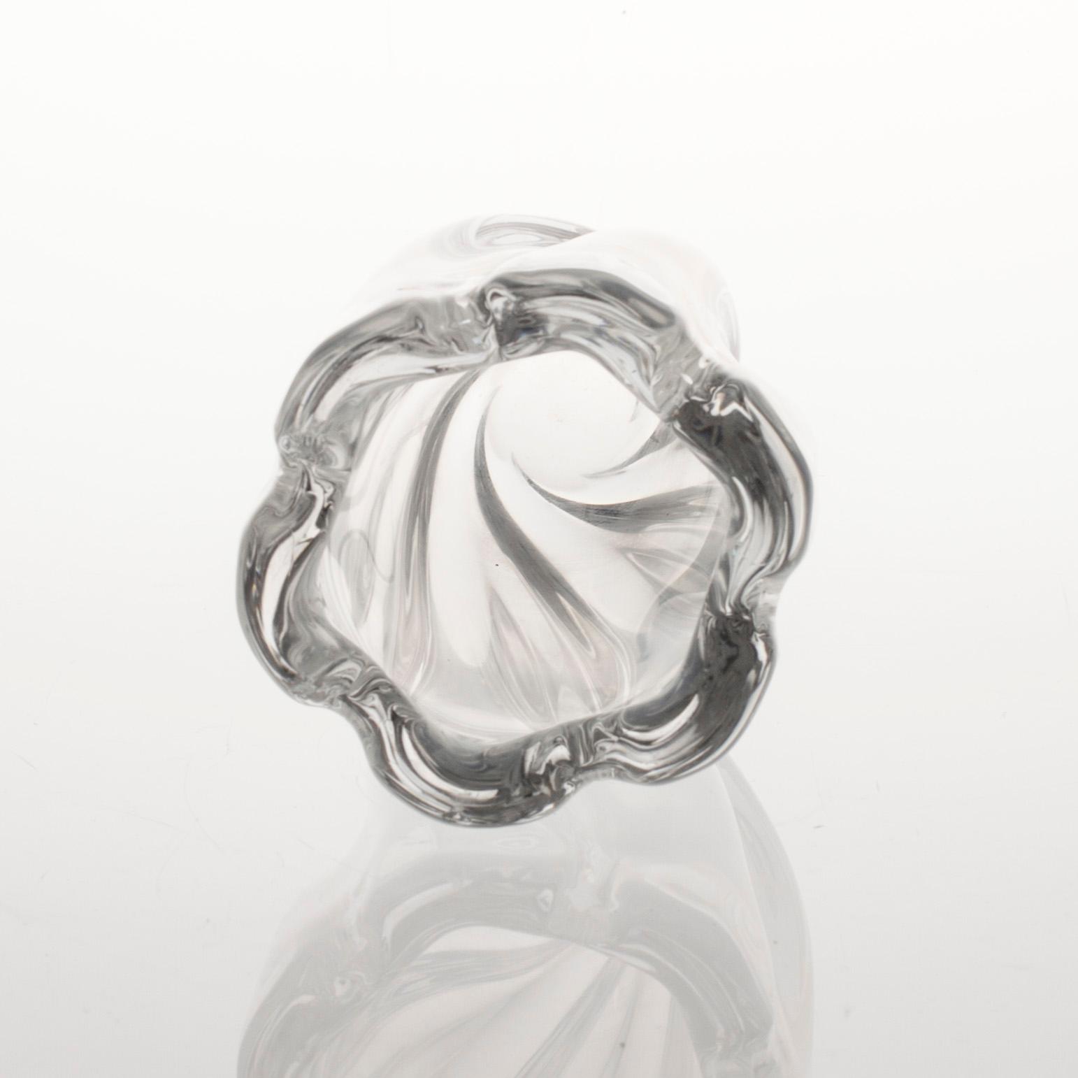 VAS, glas, Edvin Öhrström, Orrefors, märkt FU 2444/4.