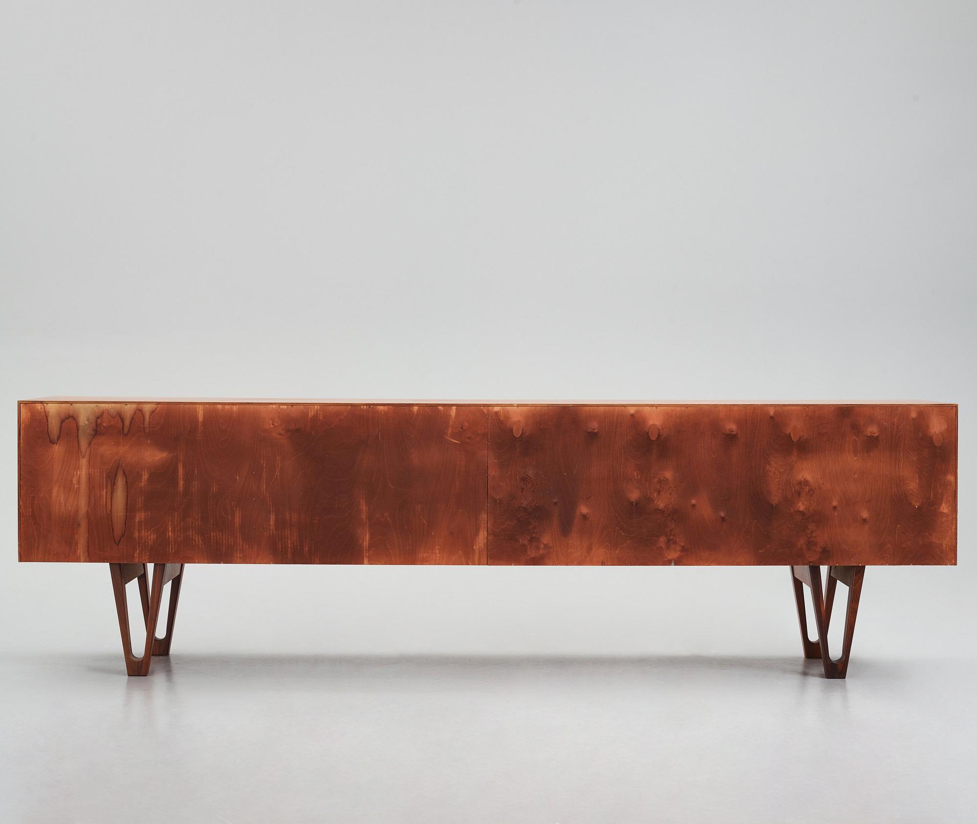Ib Kofod-Larsen, a rosewood sideboard, Seffle, Sweden 1960s.