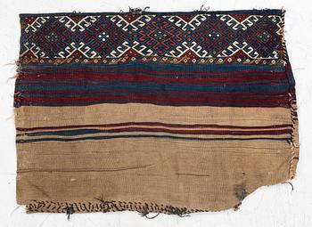 An antique soumak 'Bagface', ca 115 x 81 cm, Probably Cappadocia.
