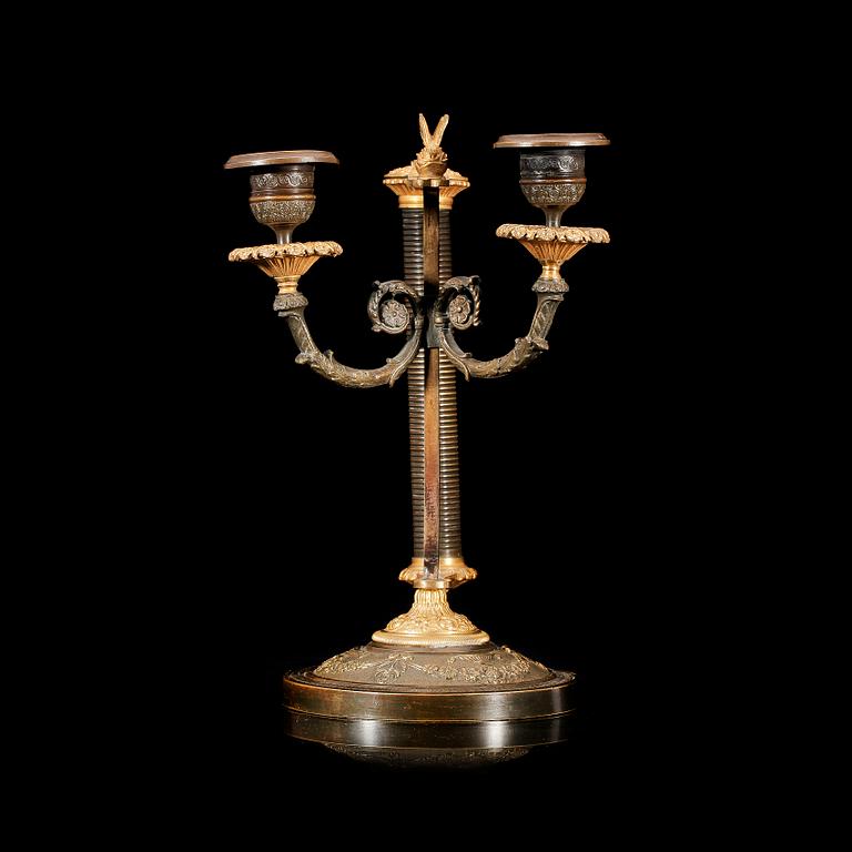 LÄSLAMPA. Frankrike, 1800-talets mitt. Senempire.