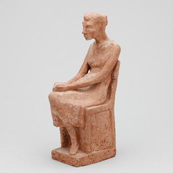 WILLY GORDON, skulptur, terrakotta, signerad o daterad- 52.