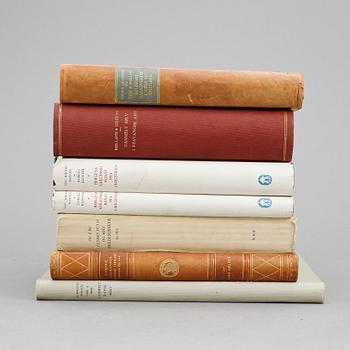 BÖCKER, 7 stycken, danskt och norskt silversmide.