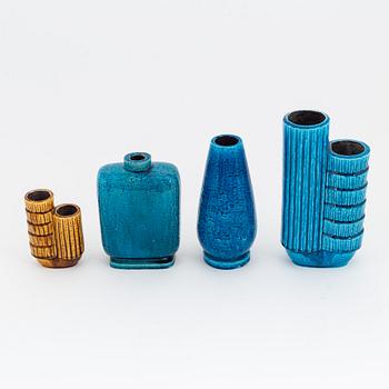 Gunnar Nylund, a group of four stoneware vases, Rörstrand.