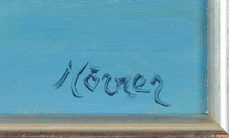 Stellan Mörner, olja på duk, signerad.