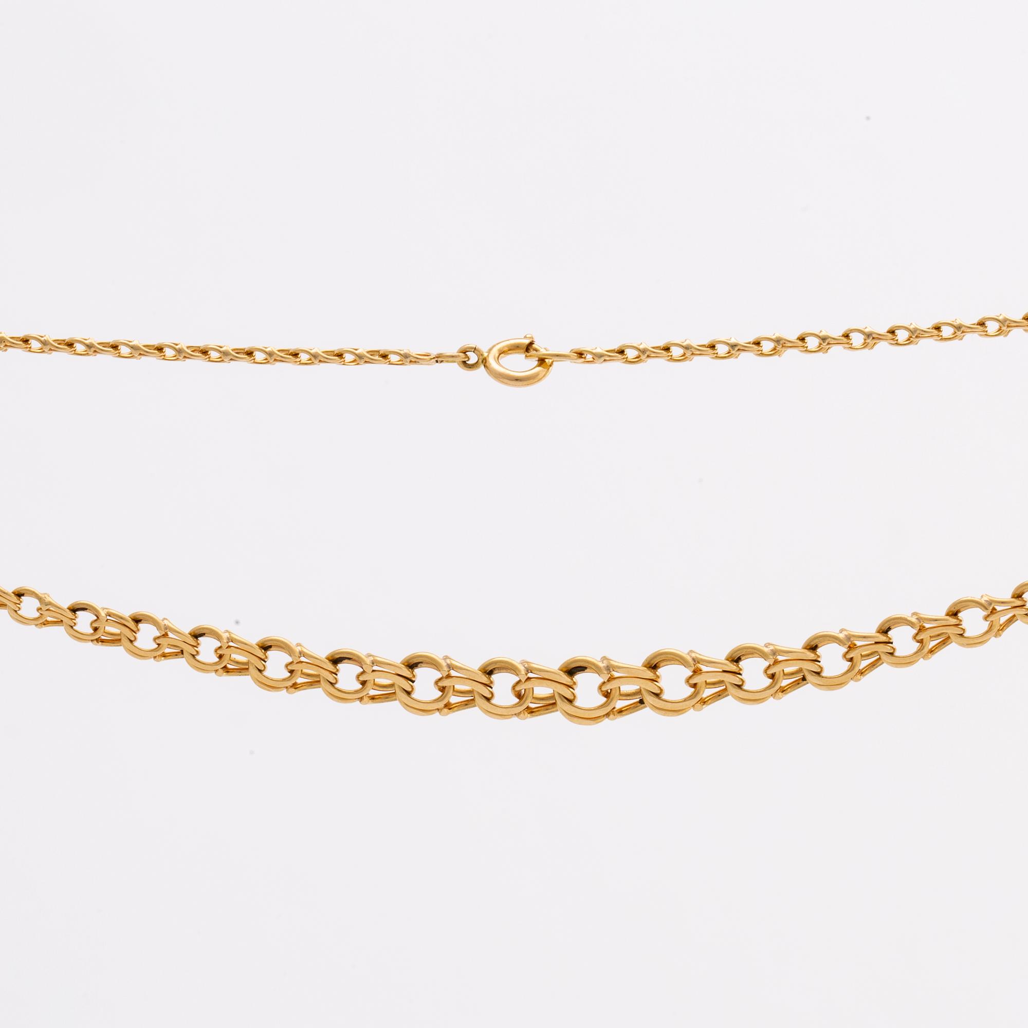 NECKLACE 18K gold, 12,5 g.