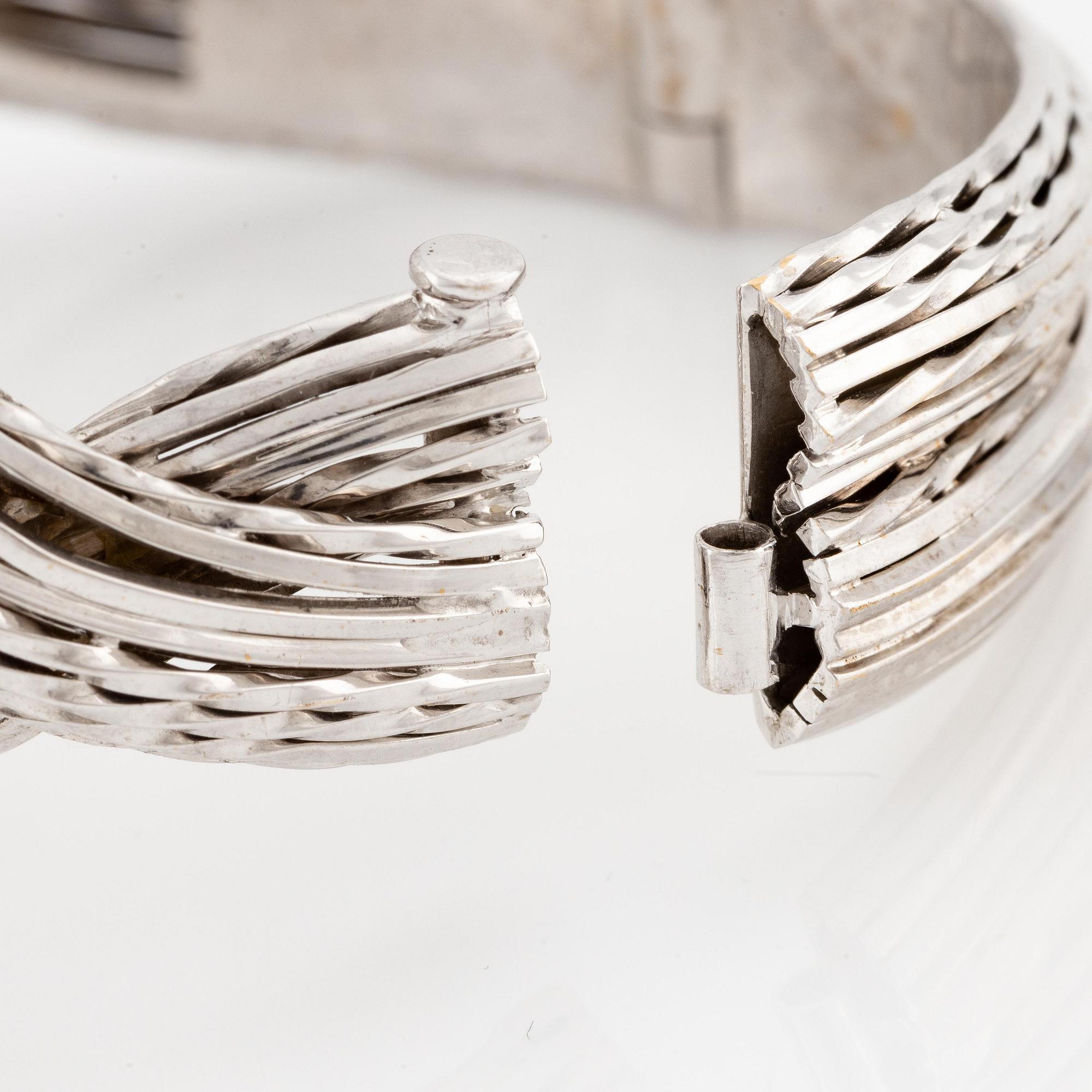Sterlé, tillskrivet, armband 18K guld med runda briljantslipade diamanter.