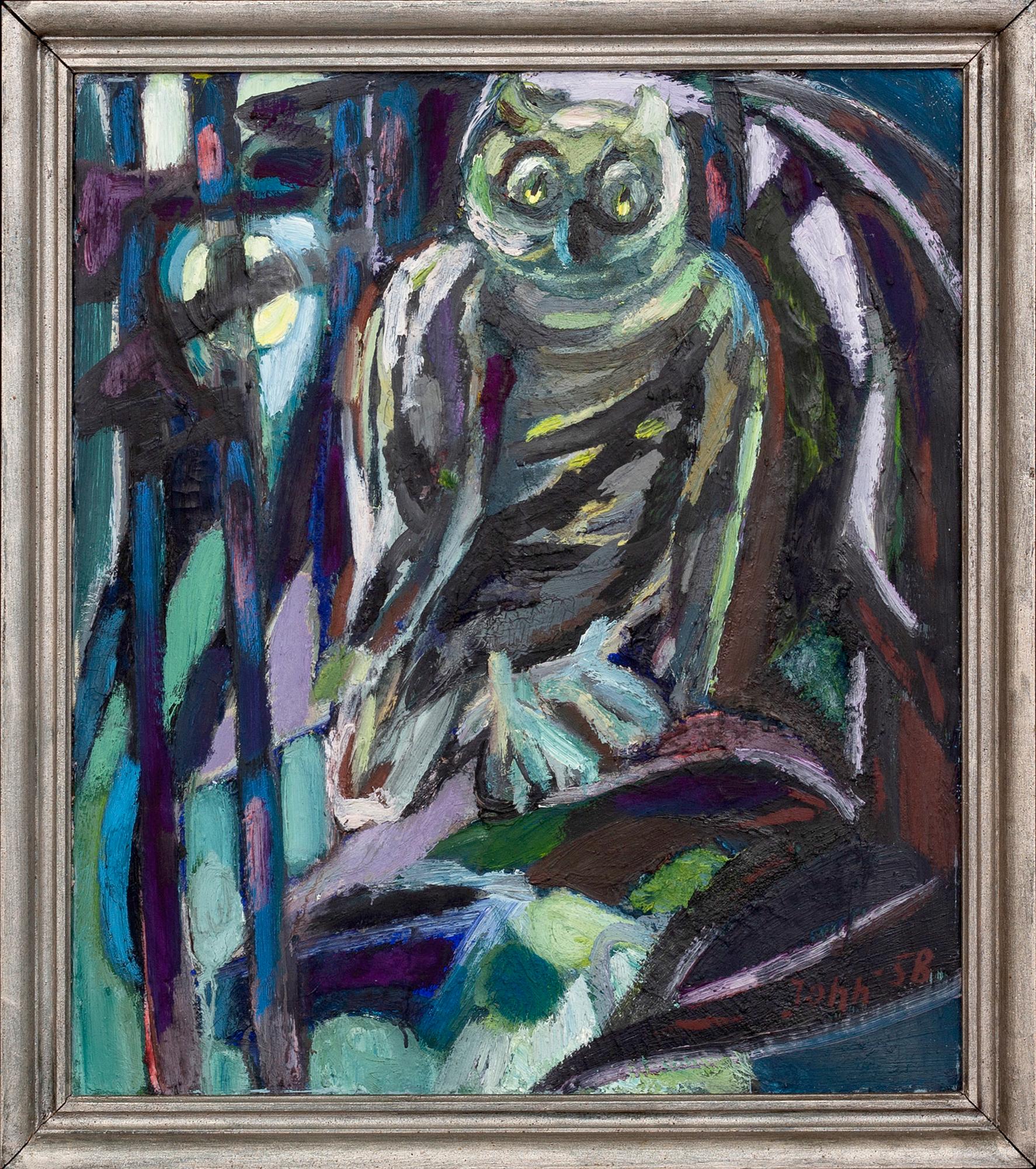 GUNNAR JONN, oil on canavs, signed and dated -58.