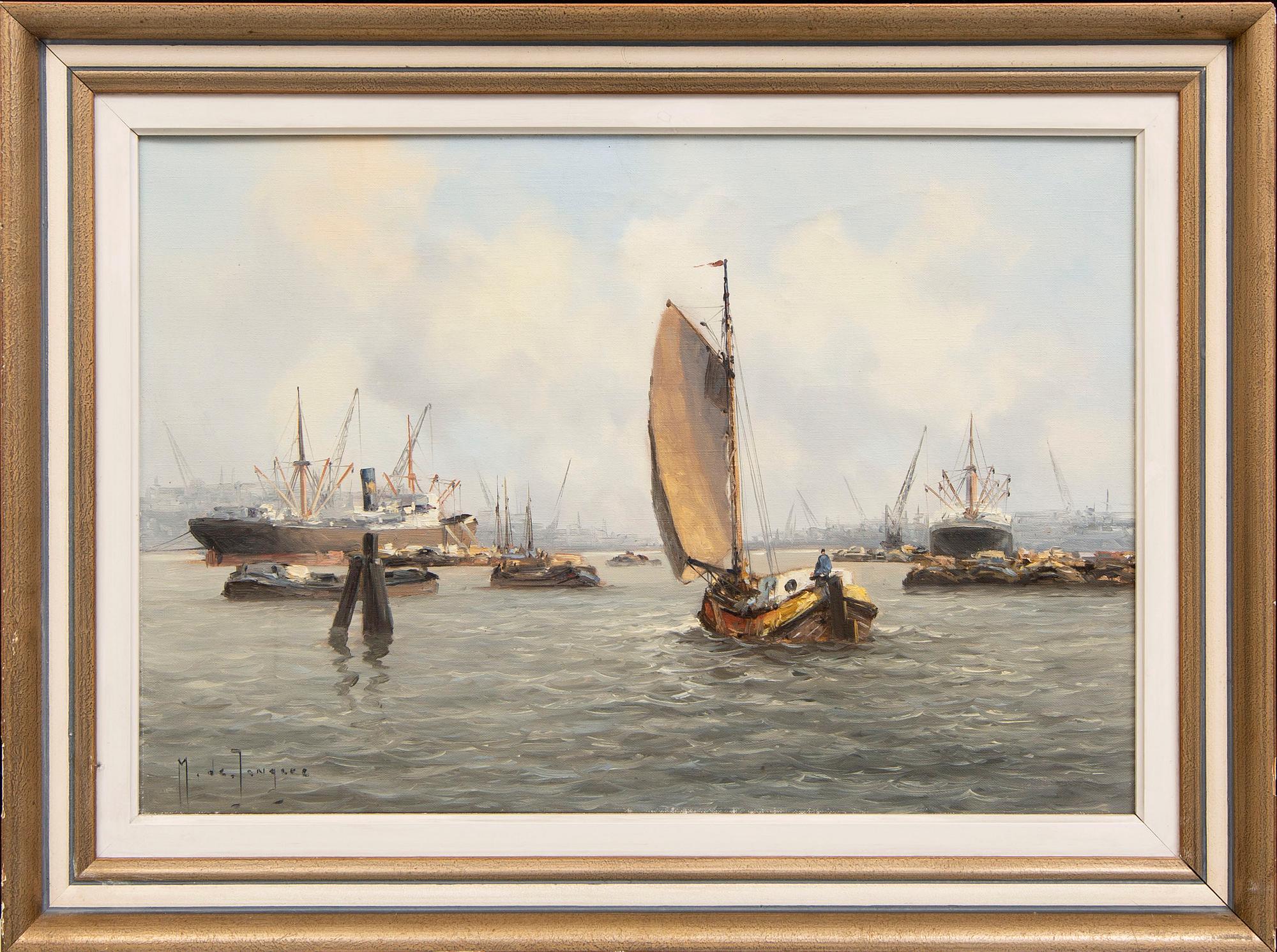 Marinus de Jongere, oil on canvas, signed.