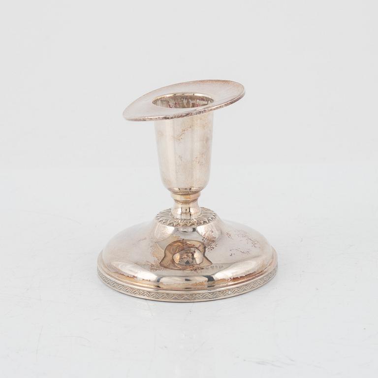 Silver candlesticks, 3+2+1, Ceson Guldvaru Ab, Gothenburg, Sweden, 1964-1971.