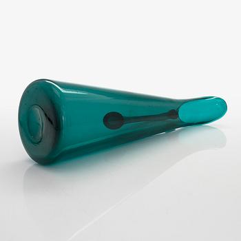 Nanny Still,  9 + 6drinking glasses, and a jug, model T/335, "Nukkumatti", Riihimäen Lasi.