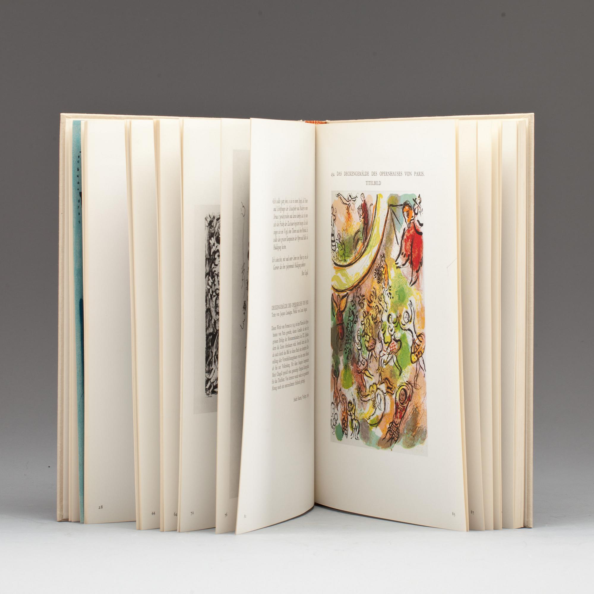 BOK, "Chagall litographs. 1962-1968". Verleger: André Sauret. 1969.