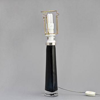 BORDSLAMPA, glas, Carl Fagerlund, Orrefors, 1900-talets andra hälft.