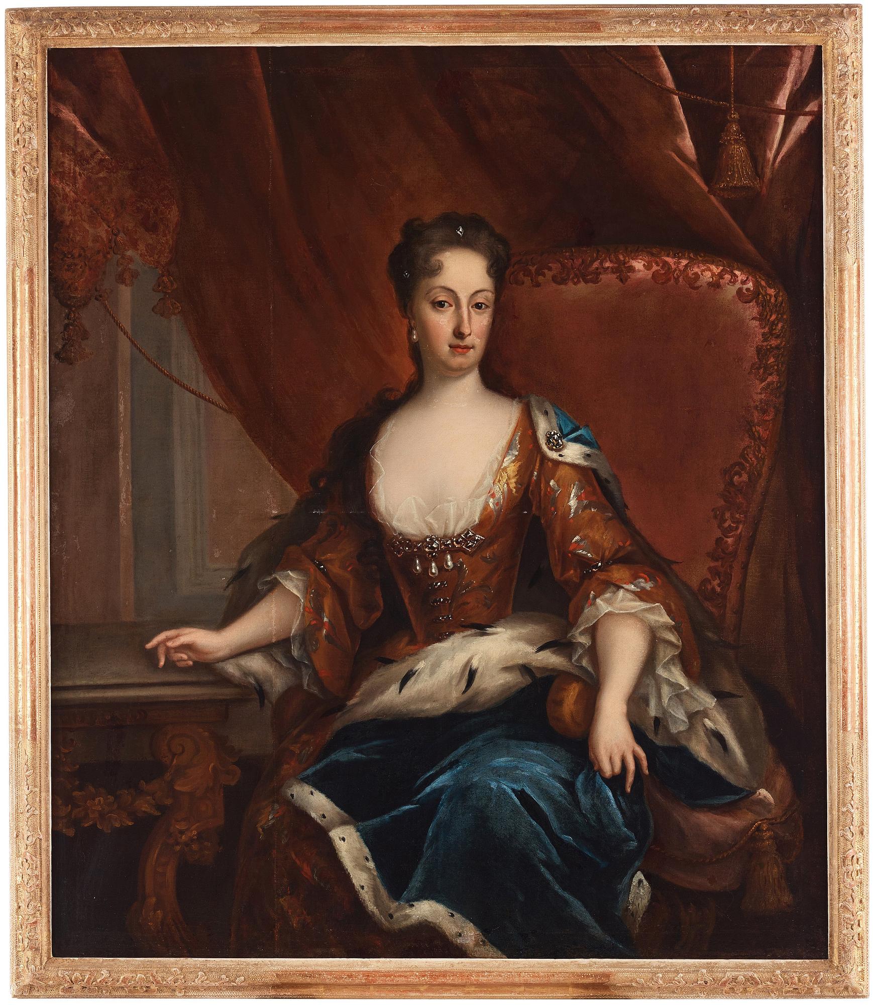 David von Krafft, "Princess Hedvig Sofia of Sweden" (1681-1708).