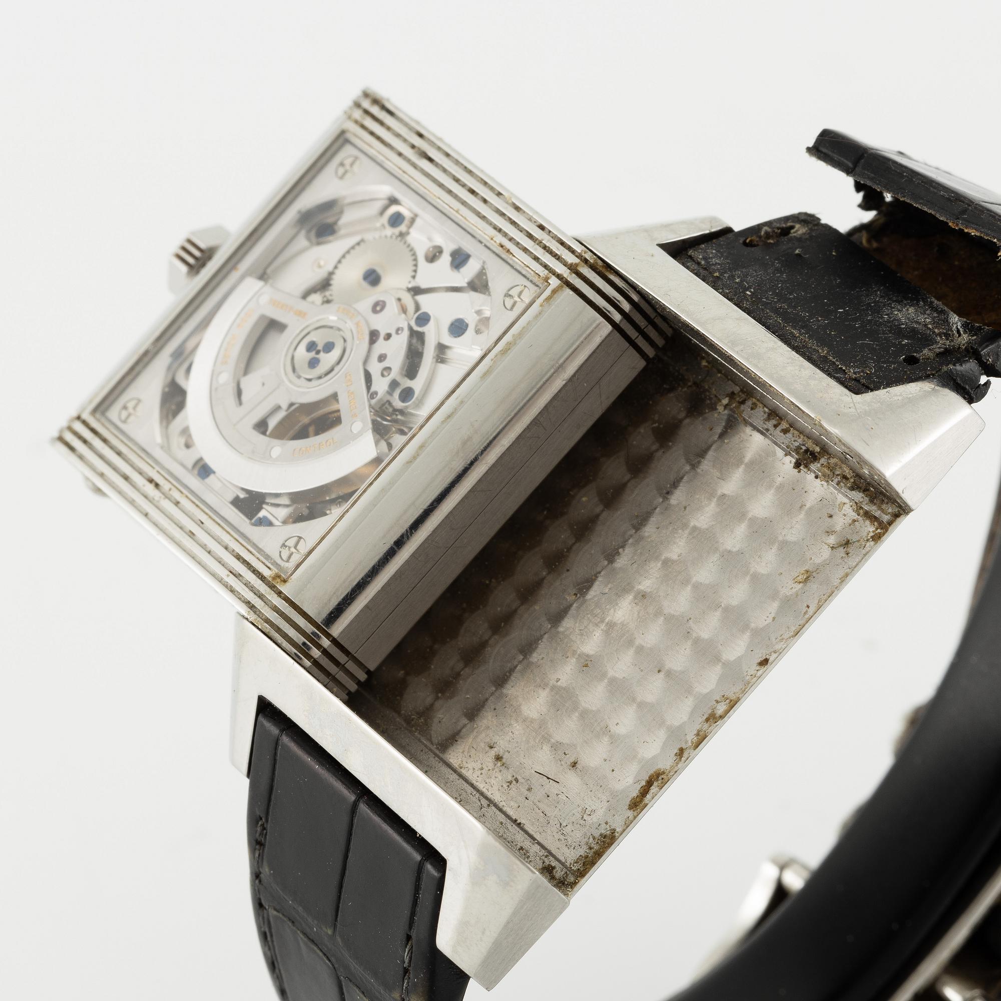 Jaeger-LeCoultre, Reverso Squadra Hometime, armbandsur, 50,5 x 34,9 mm.