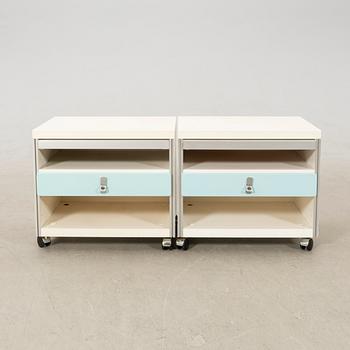Antonio Gioia, bedside tables, a pair, "Avanti", DUX, second half of the 20th century.