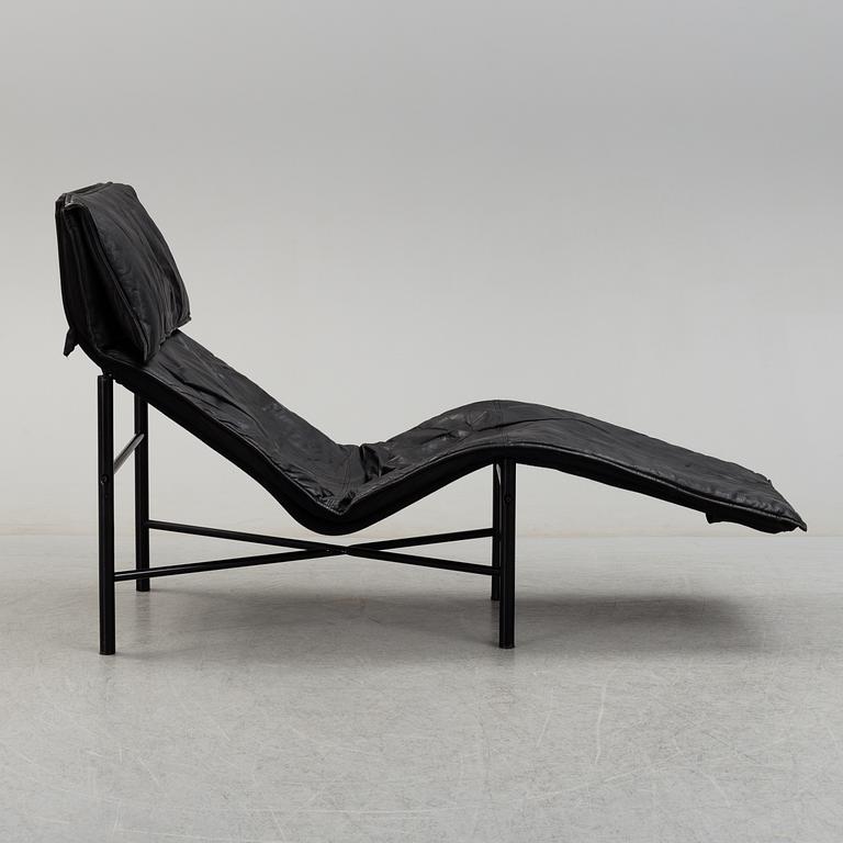 A 1980/90's "Skye" leather lounge chair by Tord Björklund, IKEA.